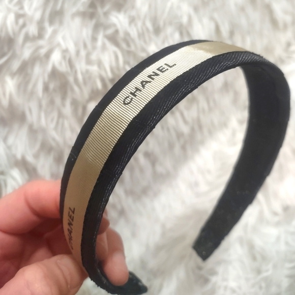 CHANEL Accessories - Chanel Ribbon Headband